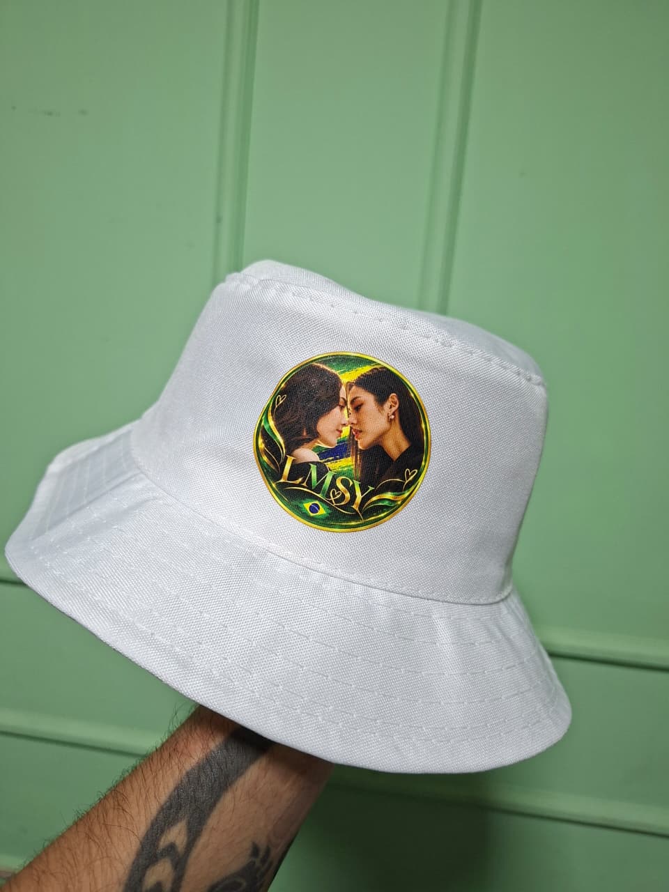 Bucket branco personalizado